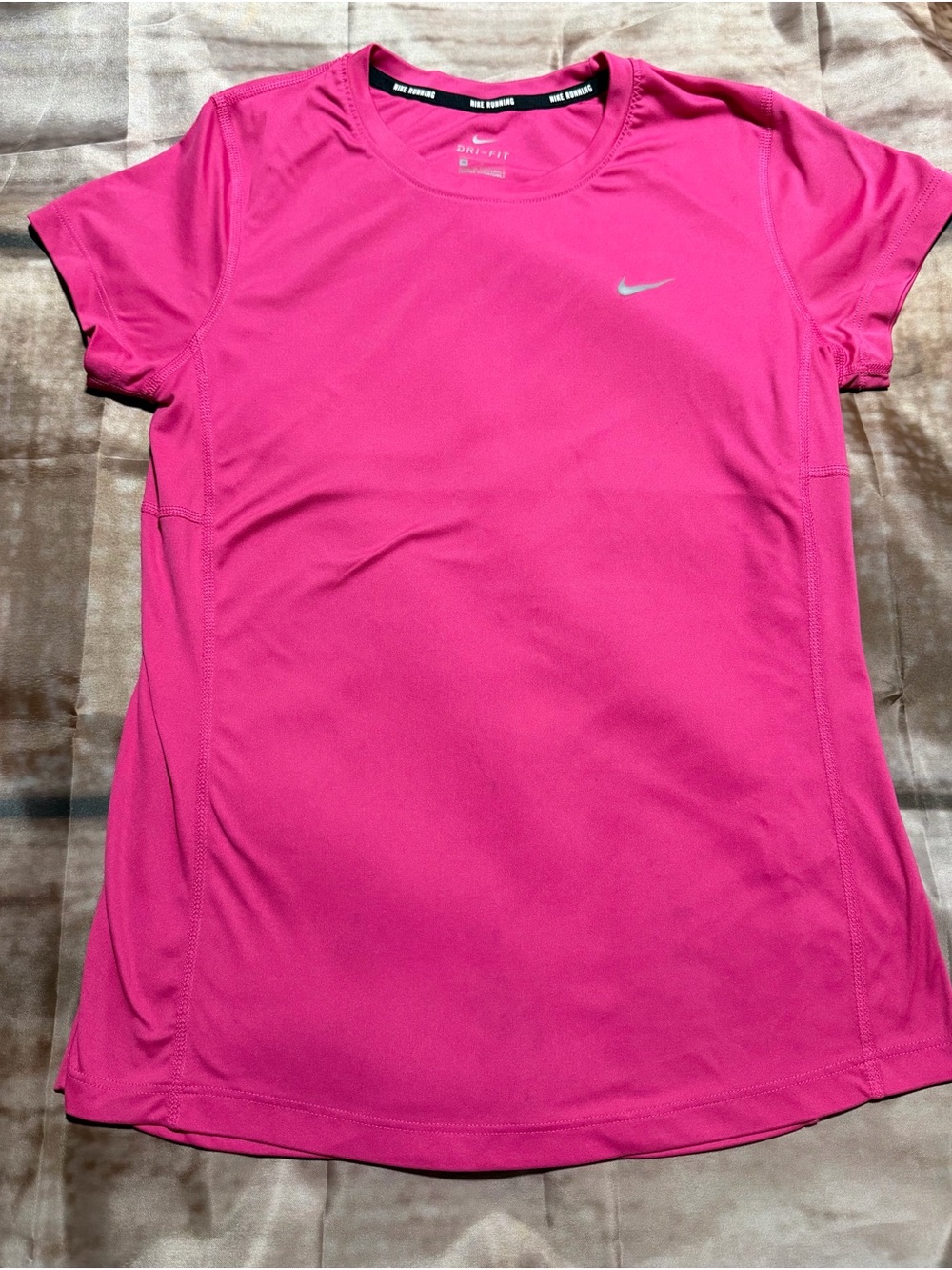 Nike Women's Short Sleeve Dri-FIT Top - Bright Pink